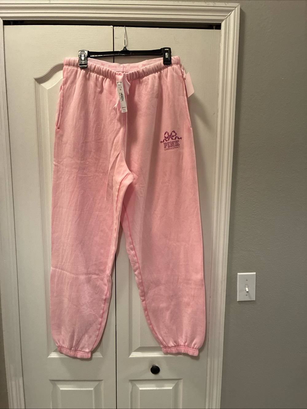 Victoria secret ladies LSF sweat pants size large long